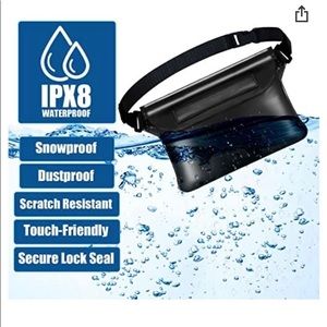 2 pack Waterproof fanny pouch